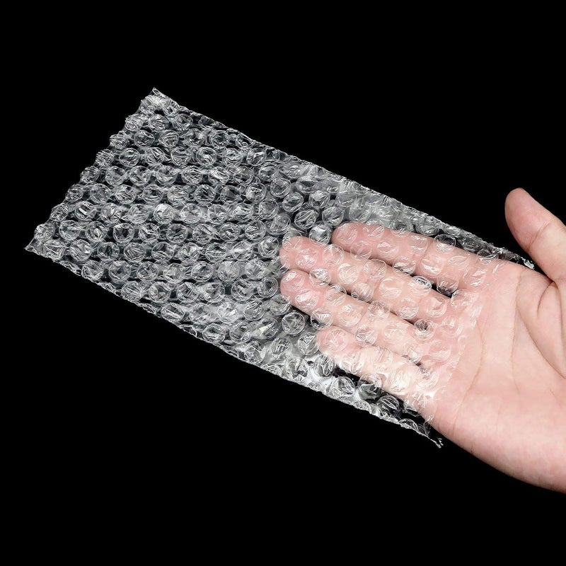 APACALI 200 Pcs Clear Bubble Pouches Bags 4x8 inch, Protective Bubble Pouch Double Walled Flush Cut Thickening Shockproof Foam Wrap Bags for Cushioning, Packing, Shipping, Moving and Storage - Image 5